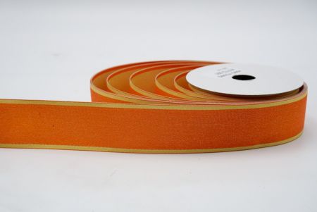 Оранжевая и желтая блестящая атласная лента_K1772-301
